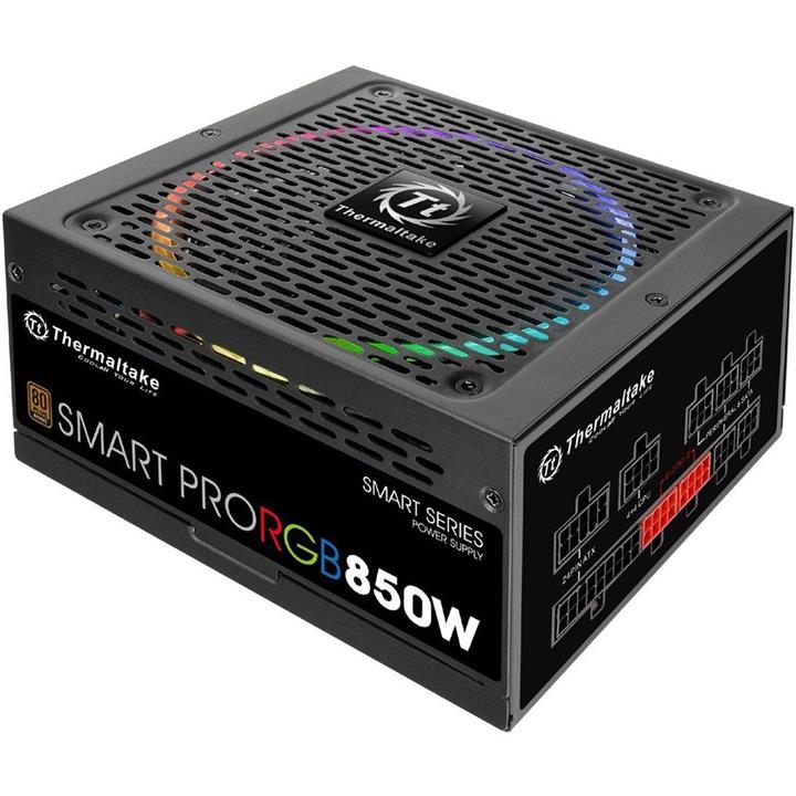 منبع تغذیه کامپیوتر ترمالتیک مدل Smart Pro RGB 850W Bronze Thermaltake Smart Pro RGB 850W Bronze Computer Power Supply